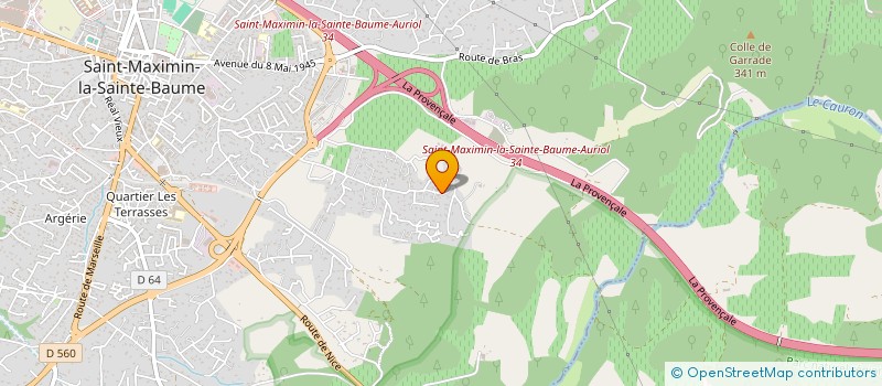 localisation de l'entreprise MONSIEUR ERIC DURIEUX à SAINT-MAXIMIN-LA-SAINTE-BAUME