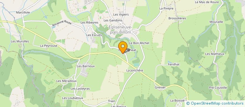 localisation de l'entreprise MONSIEUR ERIC DURIF à EGLISENEUVE-PRES-BILLOM
