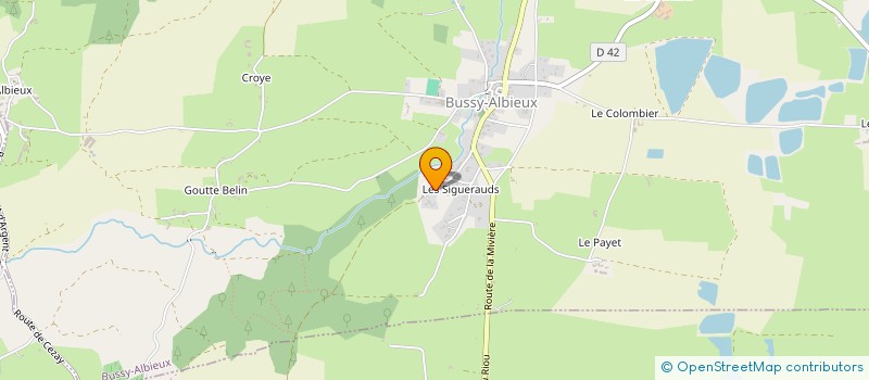 localisation de l'entreprise MONSIEUR ERIC DURIS  BUSSY-ALBIEUX