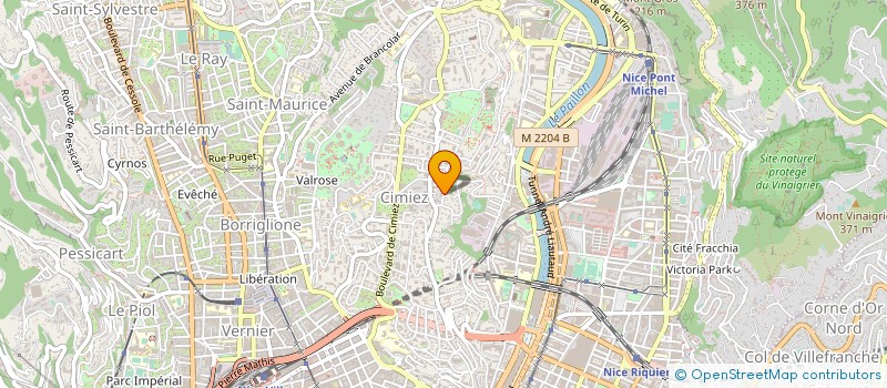 localisation de l'entreprise MONSIEUR ERIC DURIS  NICE