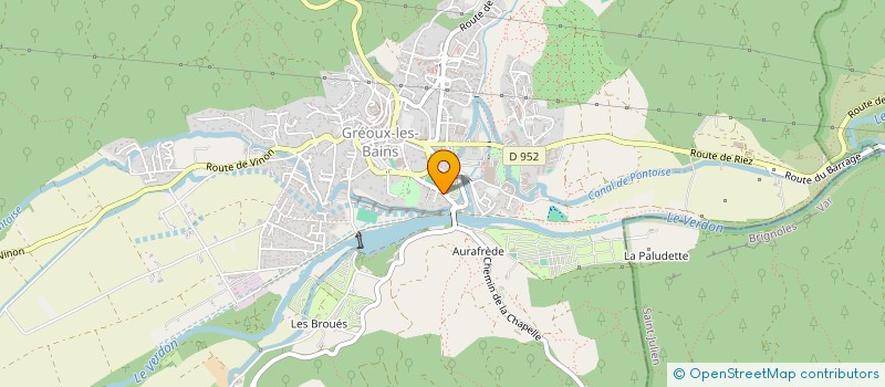 localisation de l'entreprise MONSIEUR ERIC DUROY  GREOUX-LES-BAINS