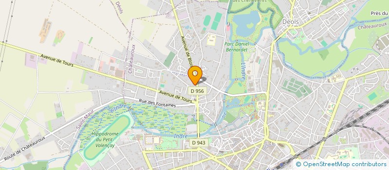 localisation de l'entreprise MONSIEUR ERIC DURTH à CHATEAUROUX