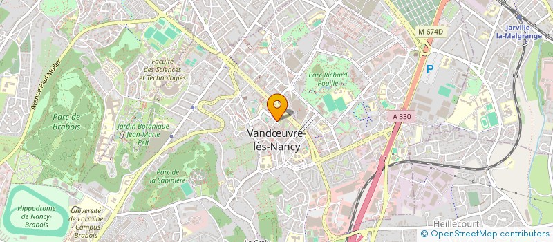 localisation de l'entreprise MONSIEUR ERIC DUSOULIER  VANDUVRE-LES-NANCY