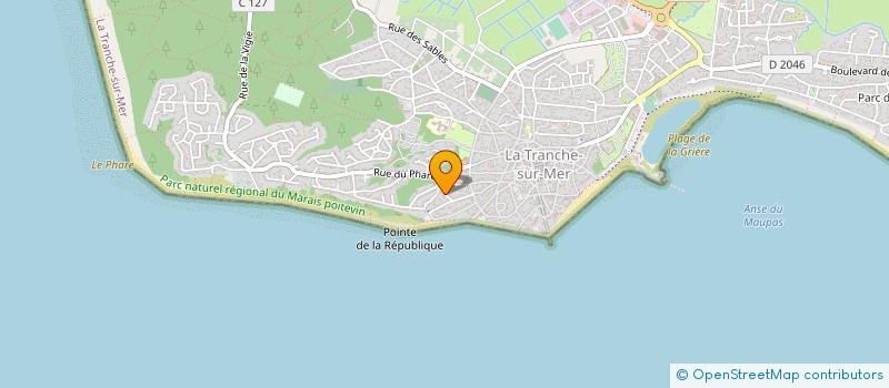 localisation de l'entreprise MONSIEUR ERIC DUSSOUS à LA TRANCHE-SUR-MER