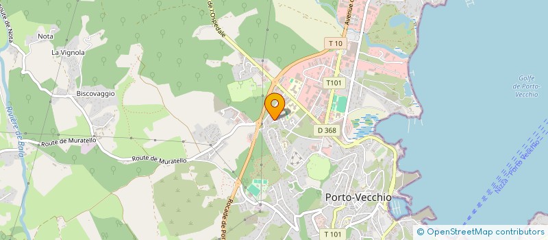 localisation de l'entreprise MONSIEUR ERIC DUTTO  PORTO-VECCHIO