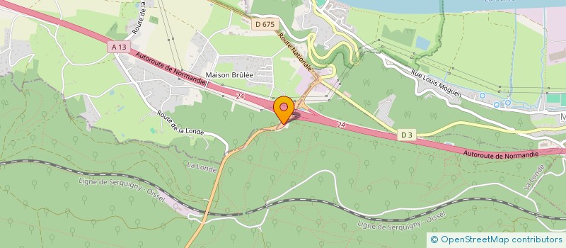 localisation de l'entreprise MONSIEUR ERIC DUVAL  LA LONDE