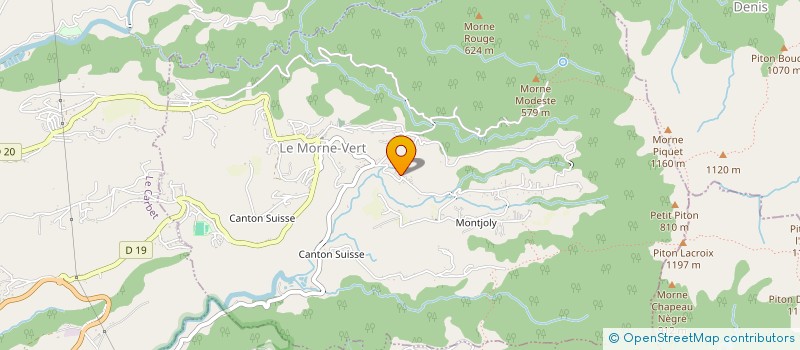 localisation de l'entreprise MONSIEUR ERIC DUVENTRU  MORNE VERT