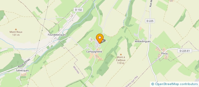 localisation de l'entreprise MONSIEUR ERIC DUVIVIER  WAVRANS-SUR-L'AA