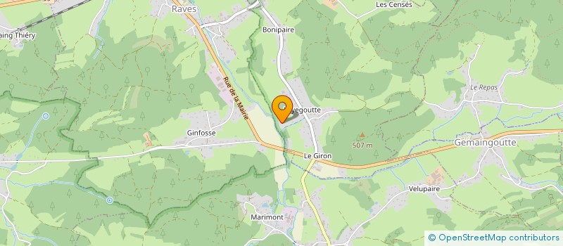 localisation de l'entreprise MONSIEUR ERIC DUVOID  BERTRIMOUTIER