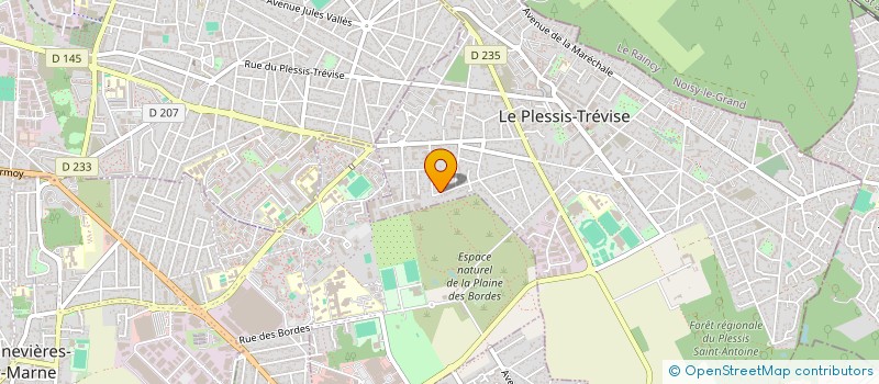 localisation de l'entreprise MONSIEUR ERIC E SILVA à LE PLESSIS-TREVISE
