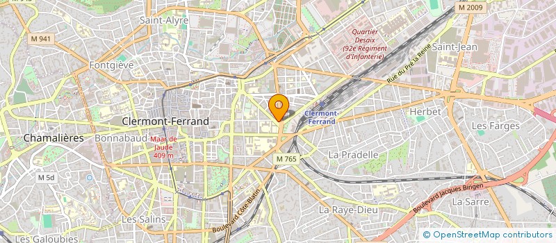 localisation de l'entreprise MONSIEUR ERIC EDOH à CLERMONT-FERRAND