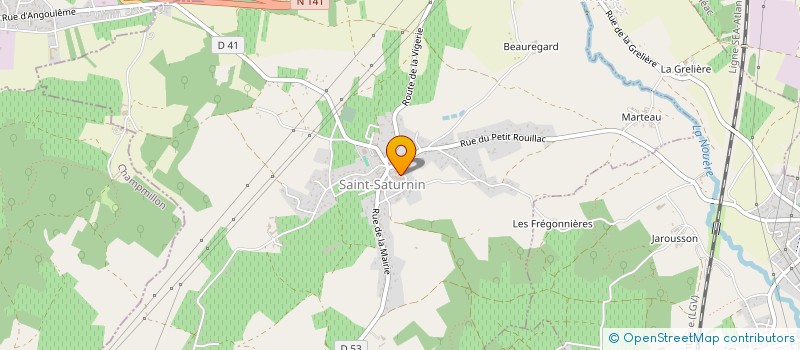 localisation de l'entreprise MONSIEUR ERIC EGRETAUD à DOUZAT