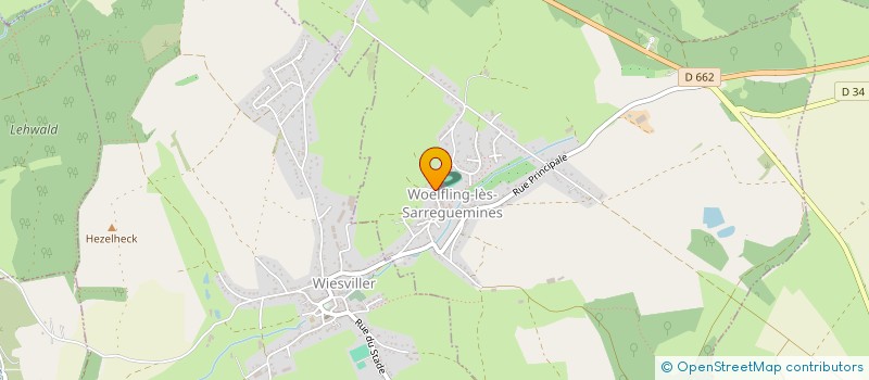localisation de l'entreprise MONSIEUR ERIC EHRHARDT  WLFLING-LES-SARREGUEMINES