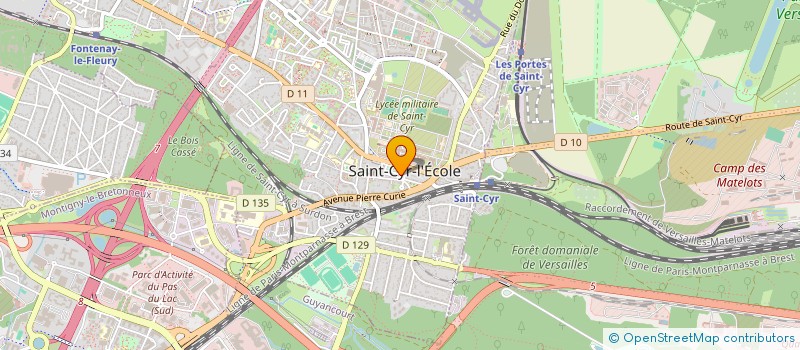 localisation de l'entreprise MONSIEUR ERIC EL HASSANI à SAINT-CYR-L'ECOLE