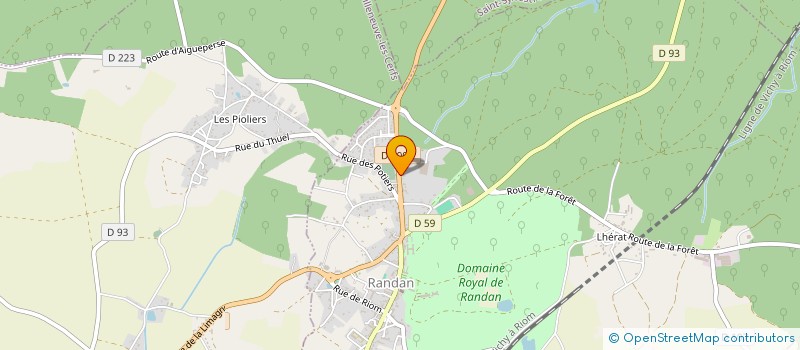 localisation de l'entreprise MONSIEUR ERIC ELAMBERT  RANDAN