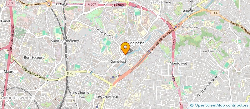 localisation de l'entreprise MONSIEUR ERIC ELBAZ à MARSEILLE