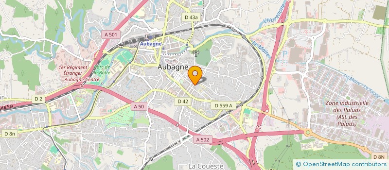 localisation de l'entreprise MONSIEUR ERIC ELTSCHINGER à AUBAGNE
