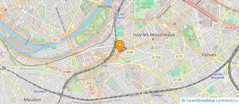 localisation de l'entreprise MONSIEUR ERIC EMERAND à ISSY-LES-MOULINEAUX