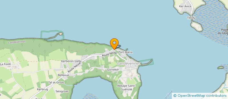 localisation de l'entreprise MONSIEUR ERIC EMERY  LANDEVENNEC