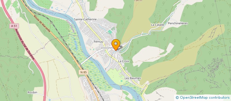 localisation de l'entreprise MONSIEUR ERIC ENTRESSANGLE à VOLONNE