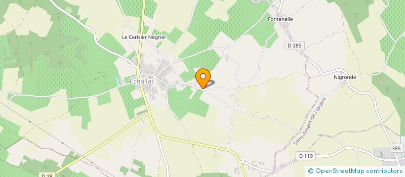 localisation de l'entreprise MONSIEUR ERIC EPAUD à ECHALLAT