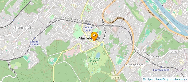 localisation de l'entreprise MONSIEUR ERIC ERIC DE JARCY à MARLY-LE-ROI