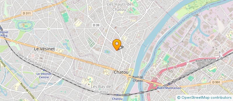 localisation de l'entreprise MONSIEUR ERIC ERNY  CHATOU