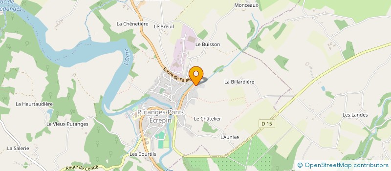 localisation de l'entreprise MONSIEUR ERIC ESNAULT à PUTANGES-LE-LAC