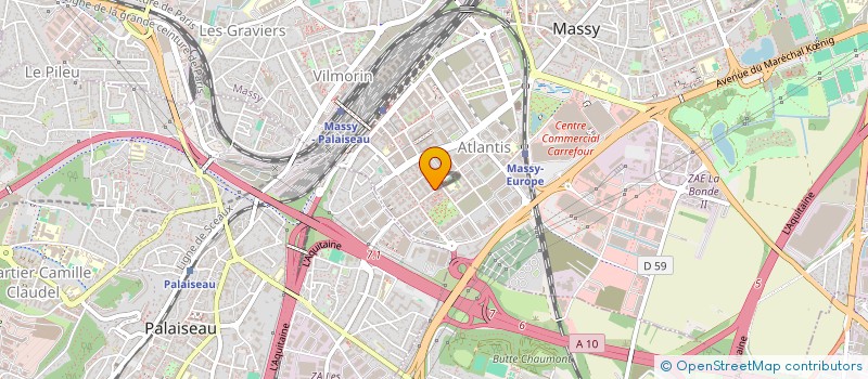 localisation de l'entreprise MONSIEUR ERIC ESTEBAN  MASSY