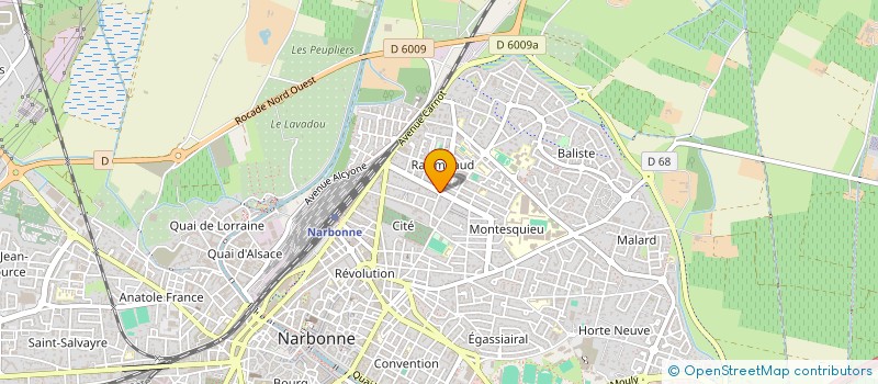 localisation de l'entreprise MONSIEUR ERIC ESTEVE à NARBONNE