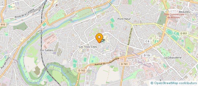 localisation de l'entreprise MONSIEUR ERIC ESTEVE  POITIERS