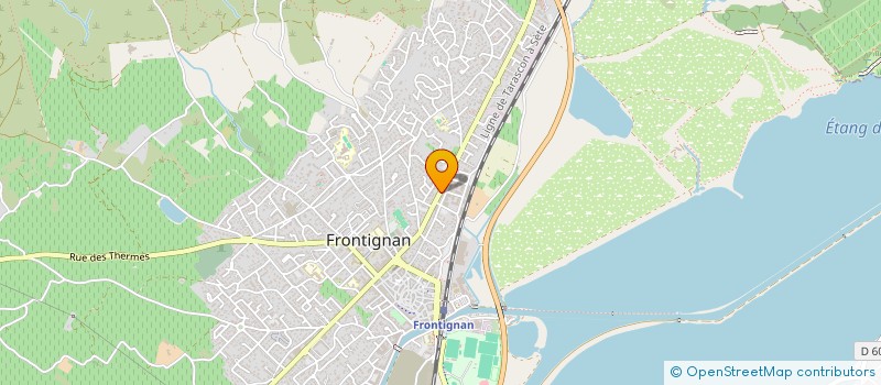 localisation de l'entreprise MONSIEUR ERIC ETIENNE à FRONTIGNAN