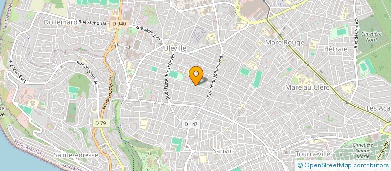 localisation de l'entreprise MONSIEUR ERIC EUDE à LE HAVRE