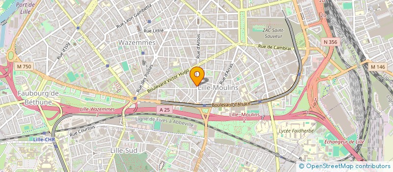 localisation de l'entreprise MONSIEUR ERIC EVRARD  TOURCOING