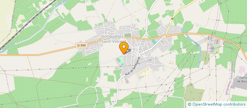 localisation de l'entreprise MONSIEUR ERIC FABRET  JONQUIERES-SAINT-VINCENT