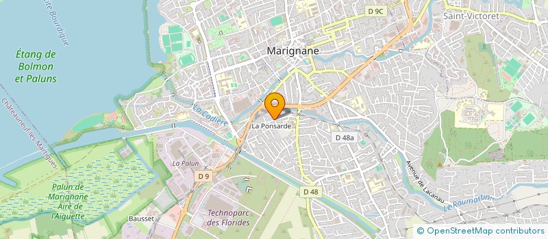 localisation de l'entreprise MONSIEUR ERIC FAGGIANELLEI  MARIGNANE