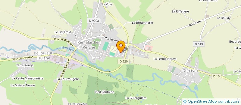 localisation de l'entreprise MONSIEUR ERIC FAIRIER à REMALARD-EN-PERCHE