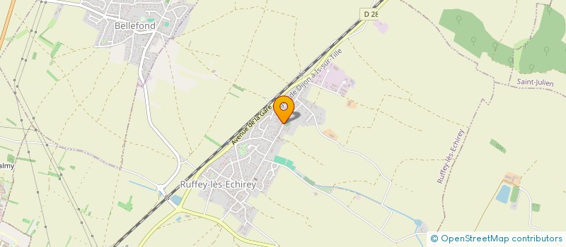 localisation de l'entreprise MONSIEUR ERIC FAIVRET  RUFFEY-LES-ECHIREY