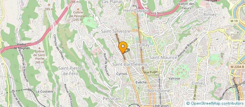 localisation de l'entreprise MONSIEUR ERIC FARGE  NICE