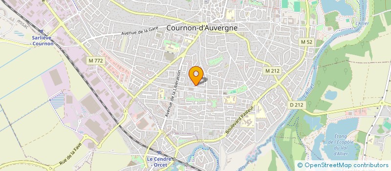 localisation de l'entreprise MONSIEUR ERIC FARGEIX à COURNON-D'AUVERGNE