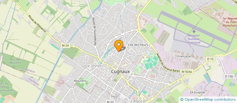 localisation de l'entreprise MONSIEUR ERIC FARINA  CUGNAUX