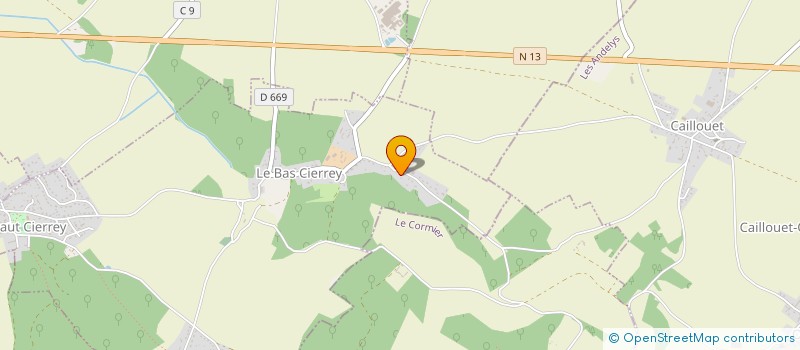 localisation de l'entreprise MONSIEUR ERIC FARJON  CIERREY