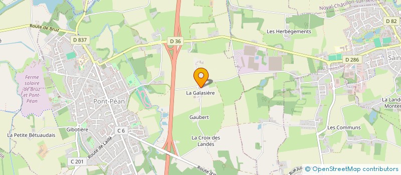 localisation de l'entreprise MONSIEUR ERIC FASQUELLE  PONT-PEAN