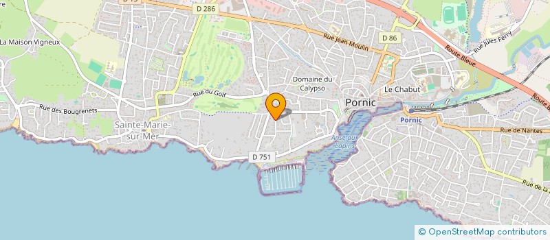 localisation de l'entreprise MONSIEUR ERIC FAULKNER  PORNIC