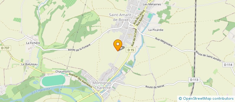 localisation de l'entreprise MONSIEUR ERIC FAURE à MONTIGNAC-CHARENTE