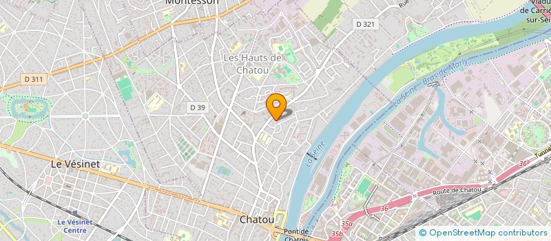 localisation de l'entreprise MONSIEUR ERIC FAURE-GEORS à CHATOU