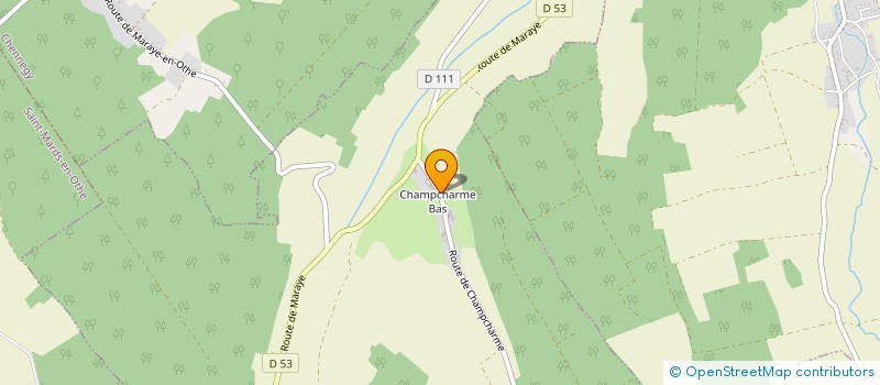 localisation de l'entreprise MONSIEUR ERIC FAUXVAUX  MARAYE-EN-OTHE