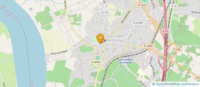 localisation de l'entreprise MONSIEUR ERIC FAVREAU  SAINT-ANDRE-DE-CUBZAC