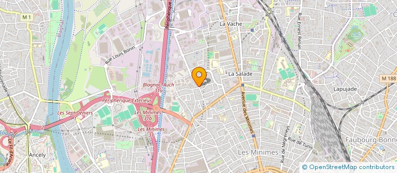 localisation de l'entreprise MONSIEUR ERIC FAVRETTO  TOULOUSE