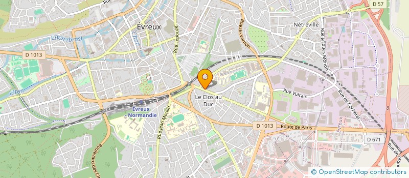localisation de l'entreprise MONSIEUR ERIC FAYE à EVREUX